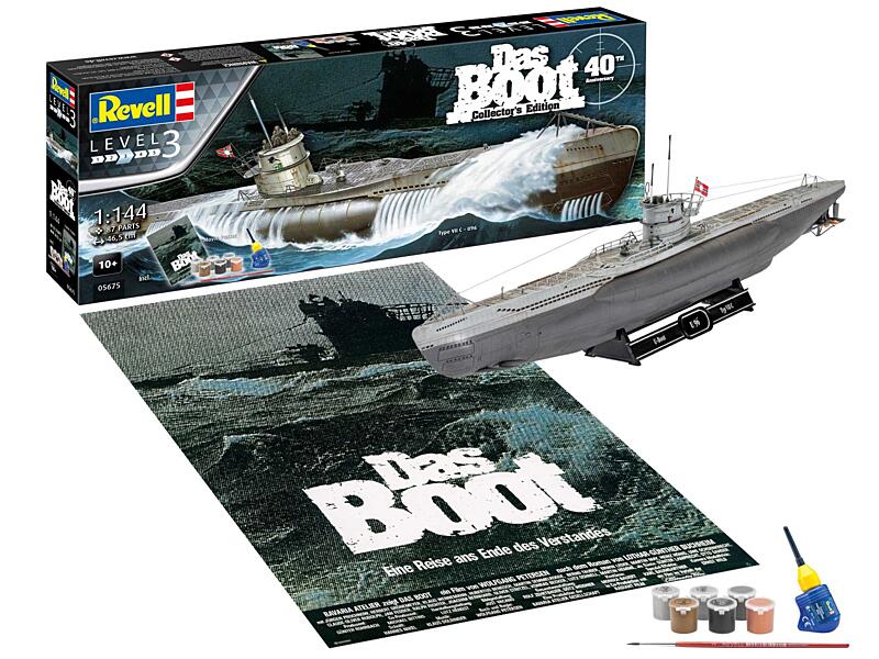 Revell - 05675 - Movie Set DAS BOOT - 40th Anniversary 1:144