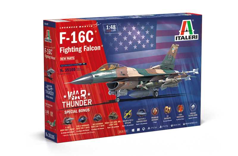 Italeri - 35105 - F-16C Fighting Falcon 1:48