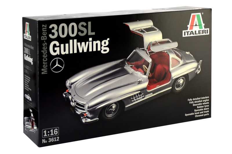 Italeri - 3612 - Mercedes-Benz 300 SL Gullwing 1:16