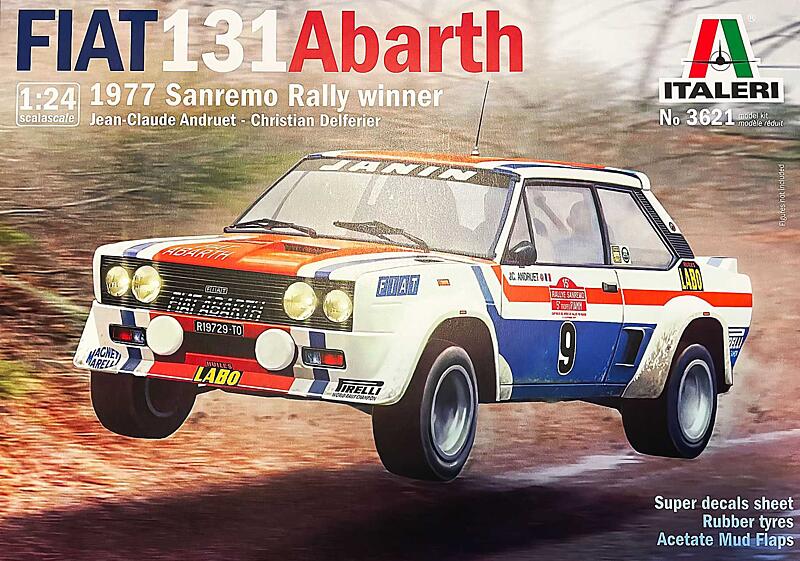 Italeri - 3621 - Fiat 131 Abarth 1977 San Remo Rally Winter 1:24