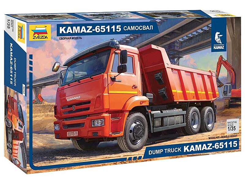 Zvezda - 3650 - Kamaz 65115 dump 1:35