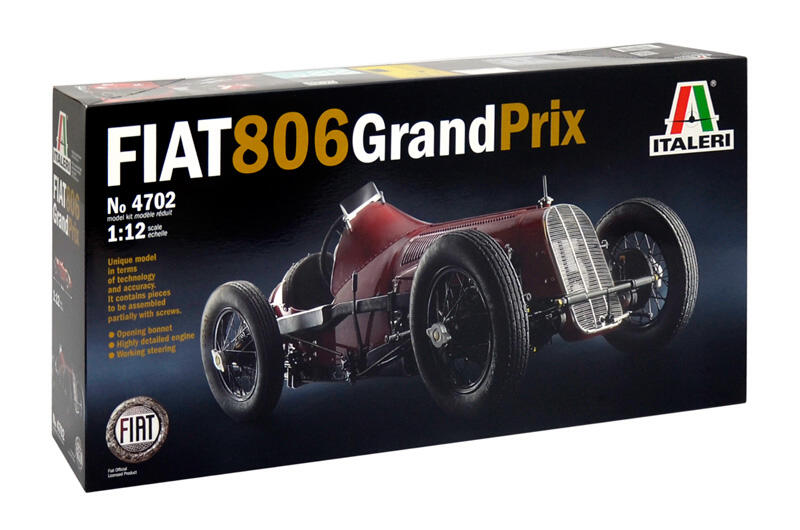 Italeri - 4702 - FIAT 806 GRAND PRIX 1:12