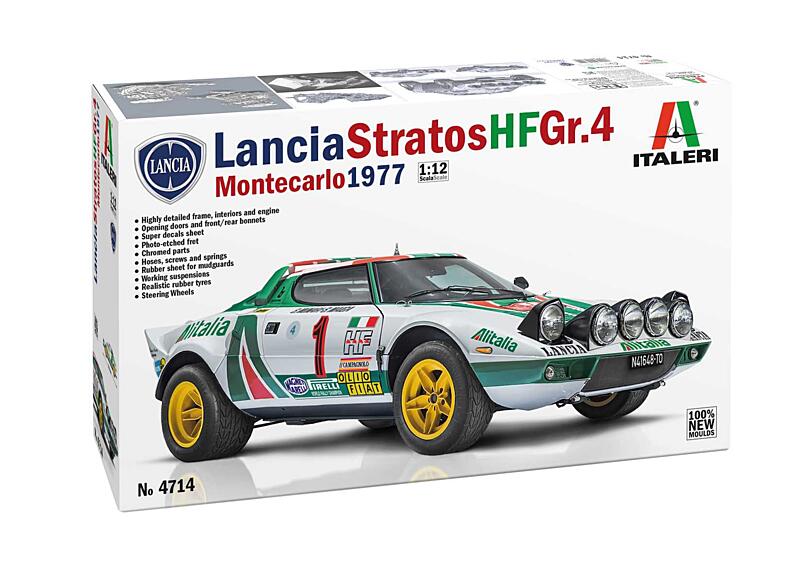 Italeri - 4714 - Lancia stratos HF Gr.4 1:12