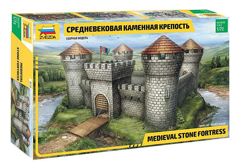 Zvezda - 8510 - Medieval Stone Fortress (RR) 1:72