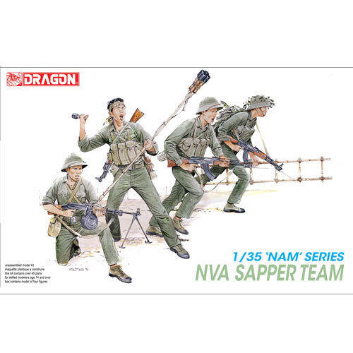Dragon - 3308 - NVA SAPPER TEAM 1:35