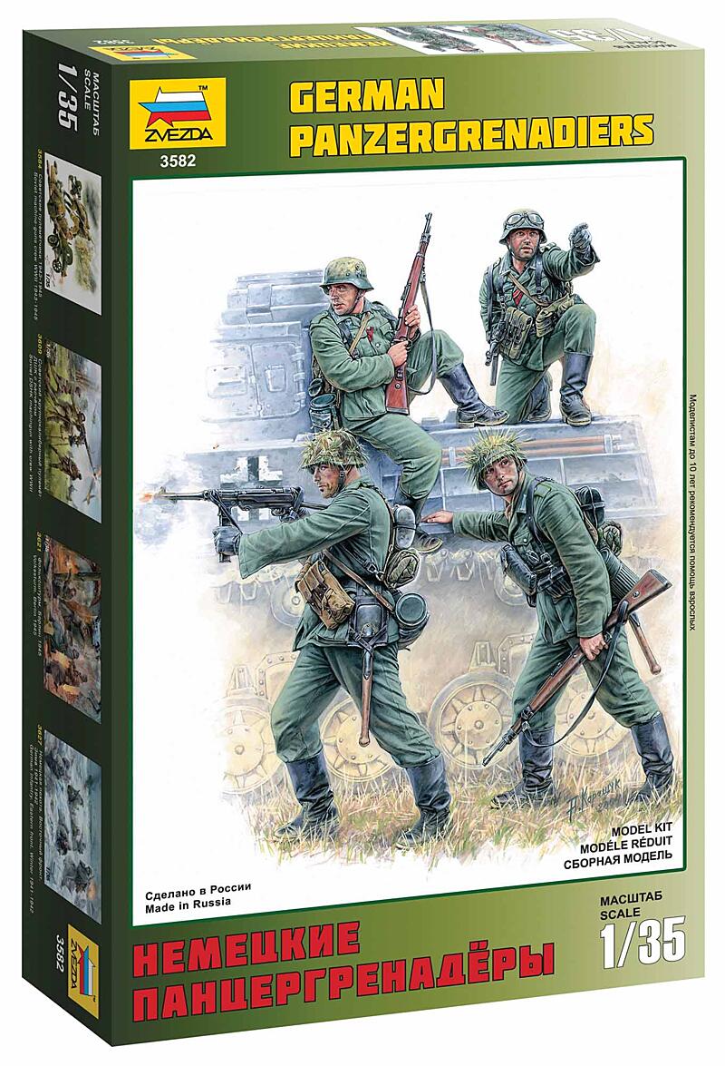 Zvezda - 3582 - German Panzergrenadiers 1:35