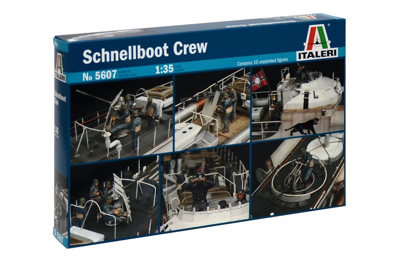 Italeri - 5607 - SCHNELLBOOT CREW 1:35