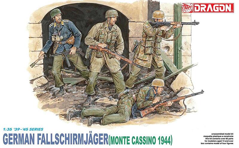 Dragon - 6005 - FALLSCHIRMJAGER MONTE CASSINO 1944 1:35