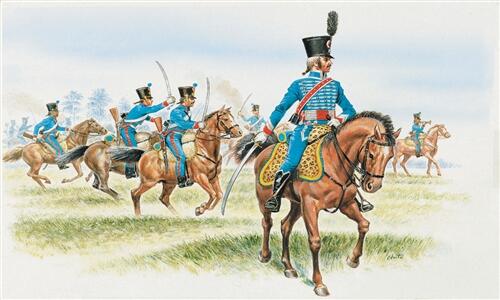 Italeri - 6008 - FRENCH HUSSARS NAP. WARS 1:72