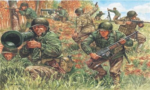 Italeri - 6046 - WWII - AMERICAN INFANTRY 1:72
