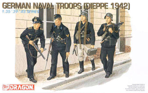 Dragon - 6087 - GERMAN NAVAL TROOPS (DIEPPE 1942) 1:35