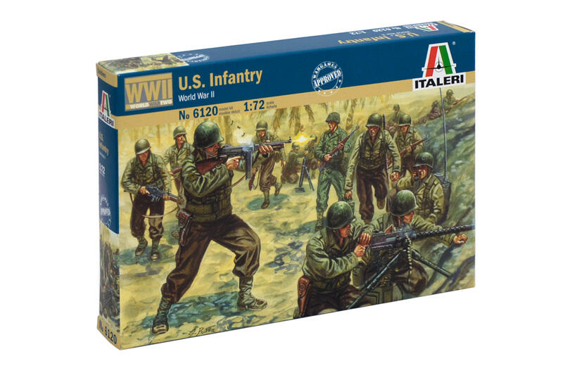 Italeri - 6120 - WWII - AMERICAN INFANTRY 1:72