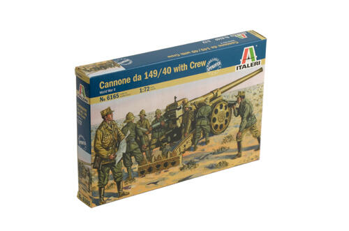 Italeri - 6165 - WWII - Cannone da 149/40 with Crew 1:72