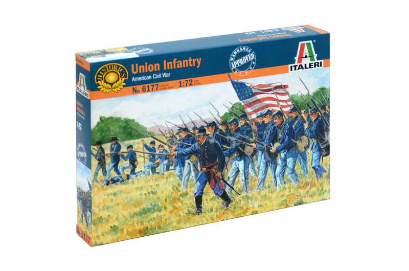 Italeri - 6177 - UNION INFANTRY AMERICAN CIVIL WAR 1:72