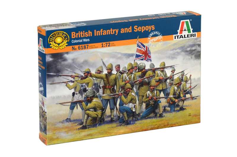 Italeri - 6187 - British Infantry and Sepoys 1:72