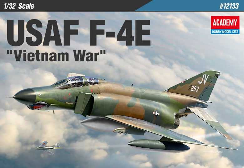Academy - 12133 - USAF F-4E Vietnam War 1:32