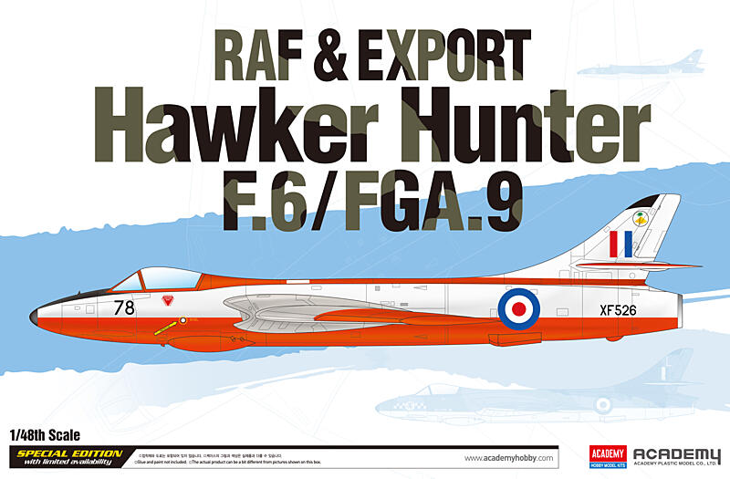 Academy - 12312 - RAF and Export Hawker Hunter F.6/FGA.9 1:48