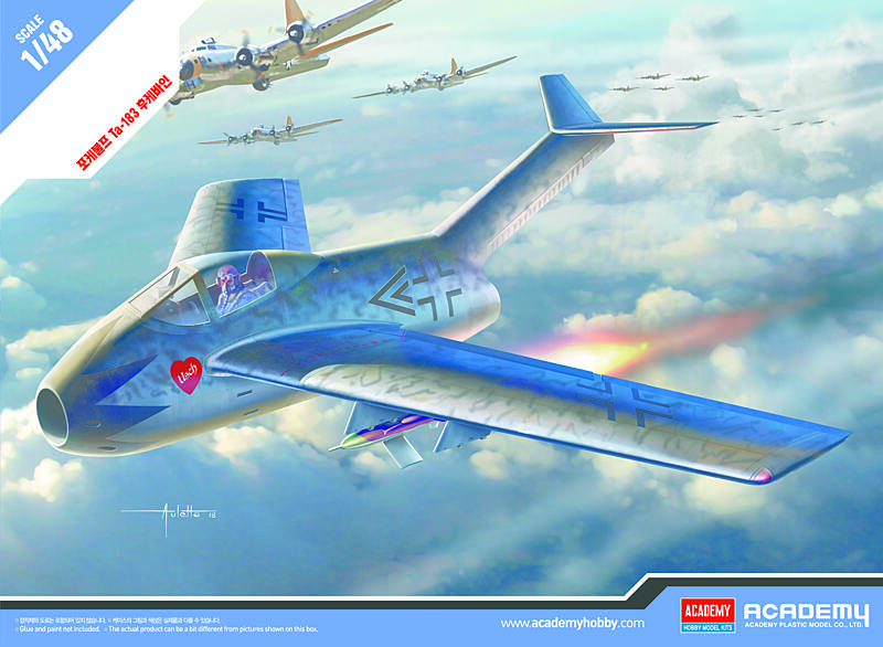Academy - 12327 - Focke-Wulf Ta-183 ?Huckebein? 1:48