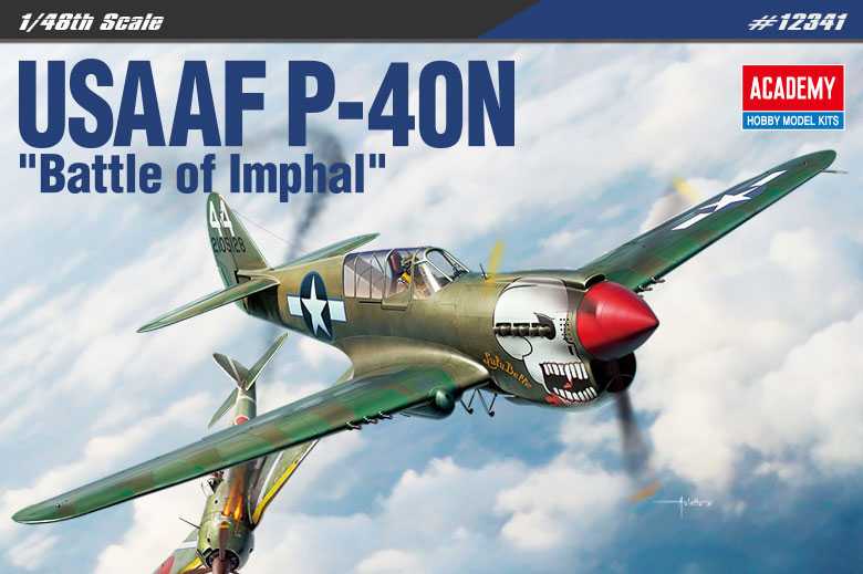 Academy - 12341 - USAAF P-40N Battle of Imphal 1:48