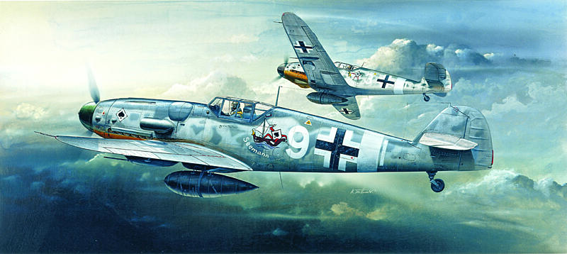 Academy - 12467 - MESSERSCHMITT BF109G-6 1:72