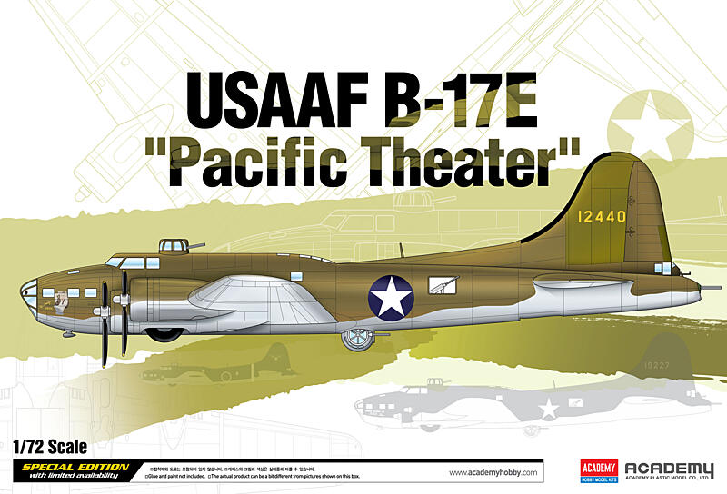 Academy - 12533 - USAAF B-17E Pacific Theater 1:72