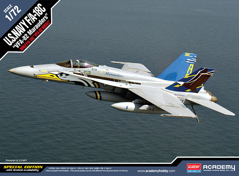 Academy - 12534 - F/A-18C U.S NAVY VFA-82 MARAUDERS LE: 1:72