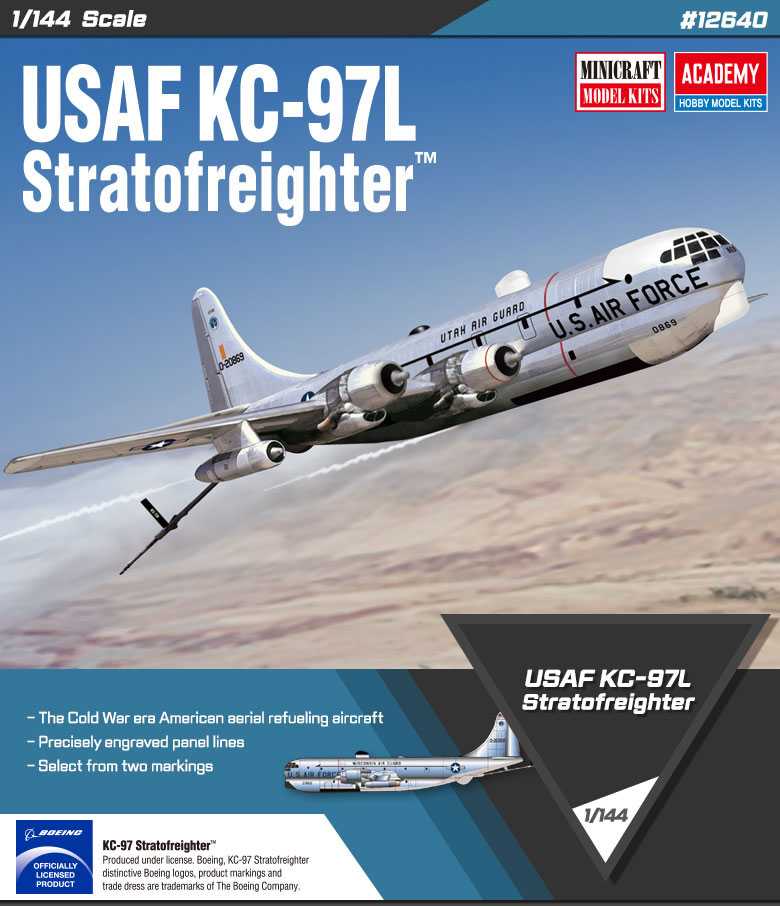 Academy - 12640 - USAF KC-97L Stratofreighter 1:144