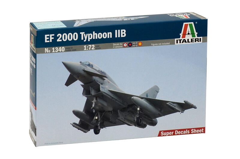 Italeri - 1340 - EF 2000 TYPHOON with seater 1:72