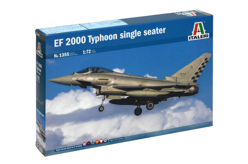 Italeri - 1355 - EF-2000 TYPHOON Single Seater 1:72