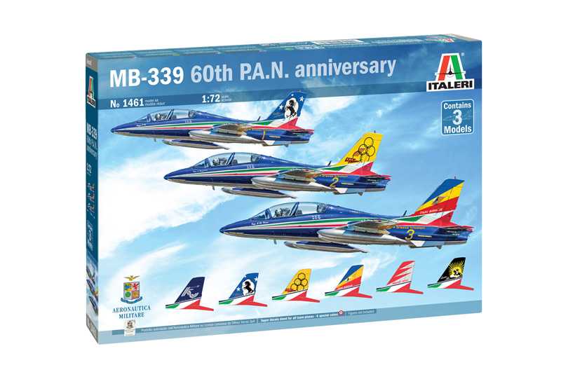 Italeri - 1461 - Macchi MB 339 P.A.N. 60th Anniversary Special Livery 1:72
