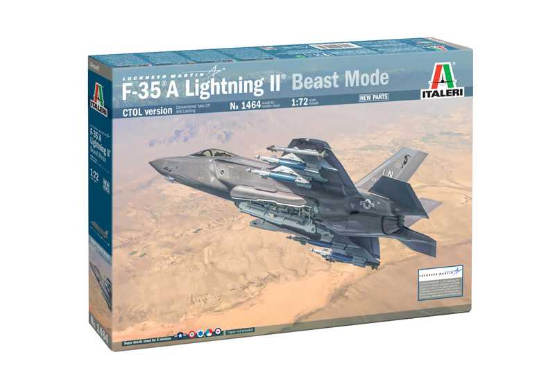 Italeri - 1464 - F-35A Lightning II (Beast Mode) 1:72