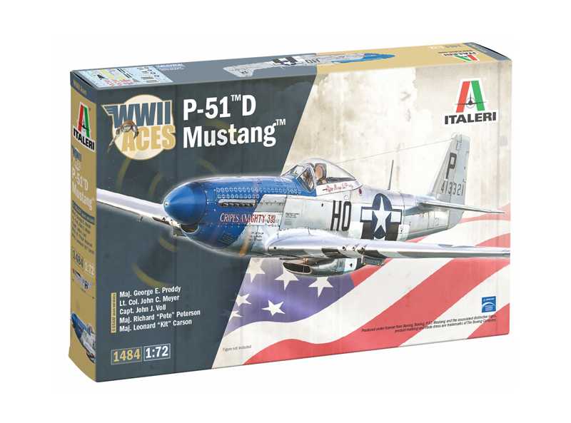 Italeri - 1484 - P-51D Mustang Aces 1:72