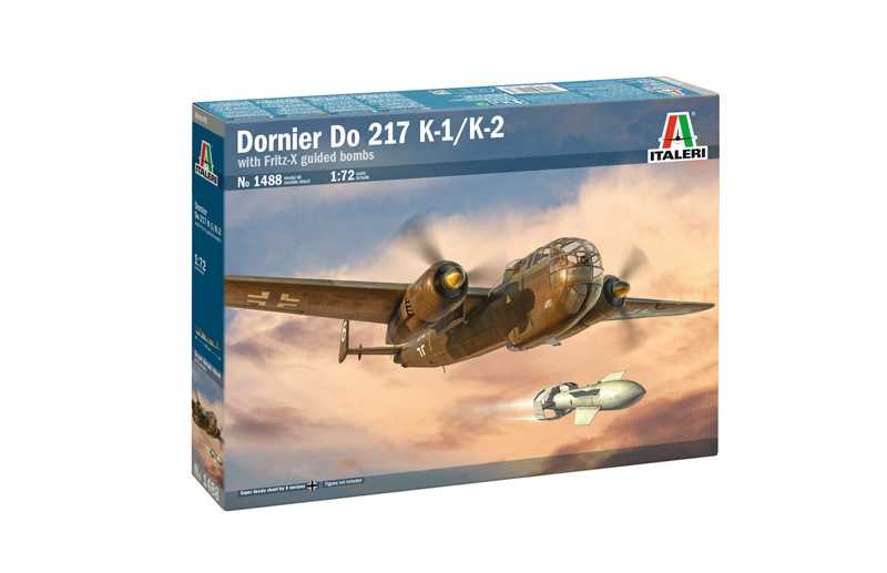 Italeri - 1488 - Do 217K with Fritz X 1:72