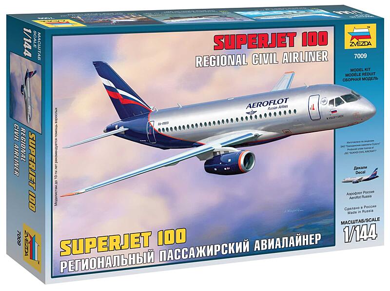 Zvezda - 7009 - Sukhoi Superjet 100 1:144