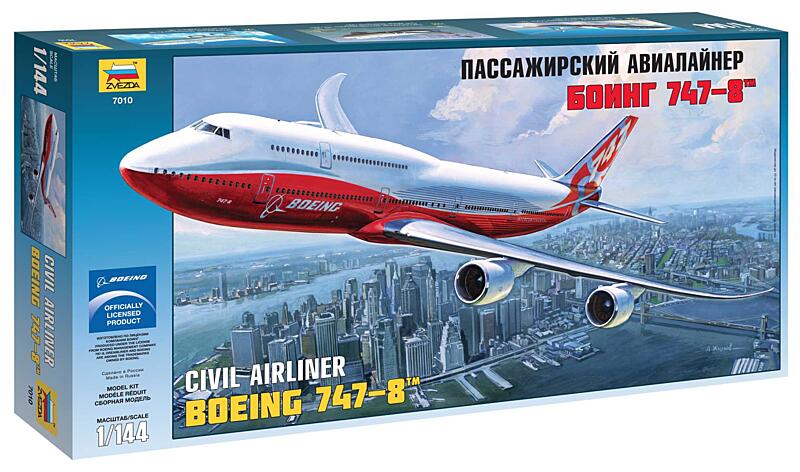 Zvezda - 7010 - Boeing 747-8 1:144
