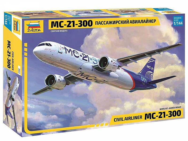 Zvezda - 7033 - Civil Airliner MC-21-300 1:144