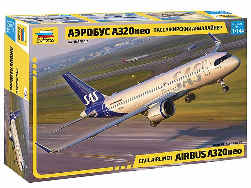Zvezda - 7037 - Airbus A320 NEO 1:144