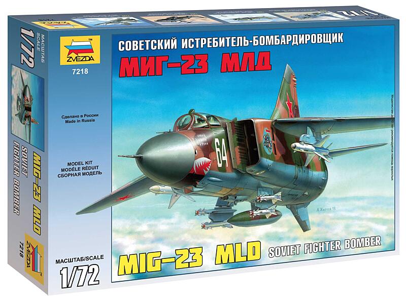Zvezda - 7218 - MIG-23 MLD Soviet Fighter re-release 1:72