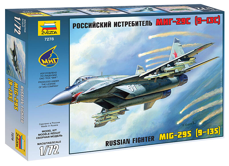 Zvezda - 7278 - MiG-29 9-13 1:72