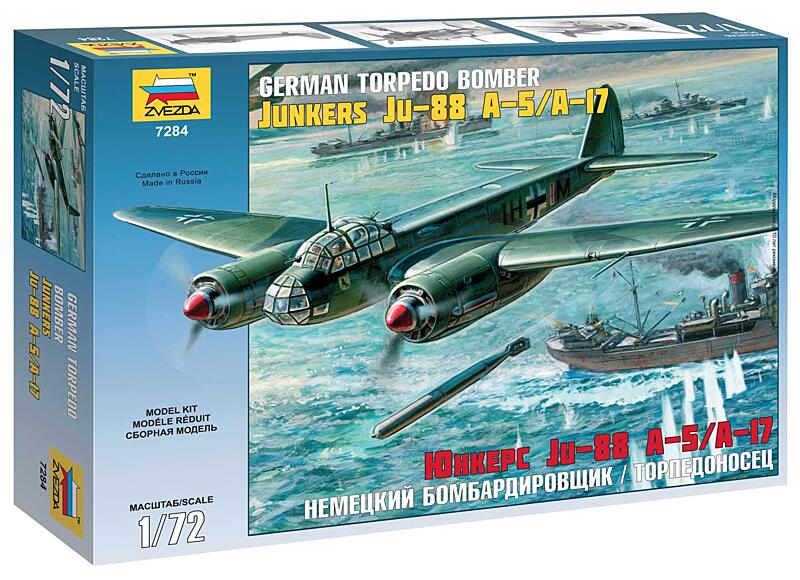 Zvezda - 7284 - Junkers Ju-88 A-5/A-17 1:72