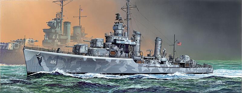 Dragon - 1021 - U.S.S. BUCHANAN DDG-484 GLEAVES CLASS DESTROYER 1942 SMART KIT 1:350