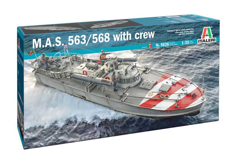 Italeri - 5626 - M.A.S. 563/568 with crew 1:35
