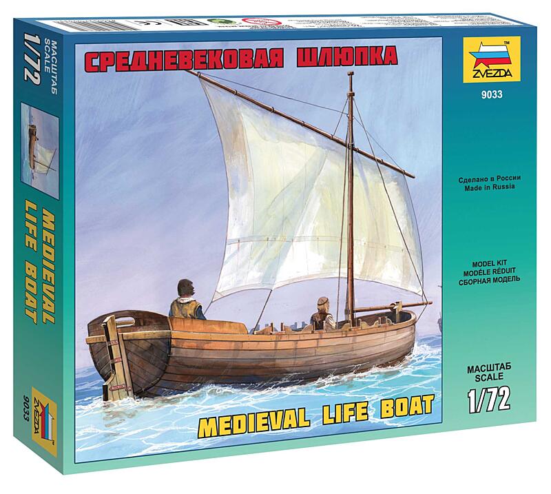 Zvezda - 9033 - Medieval Life Boat 1:72