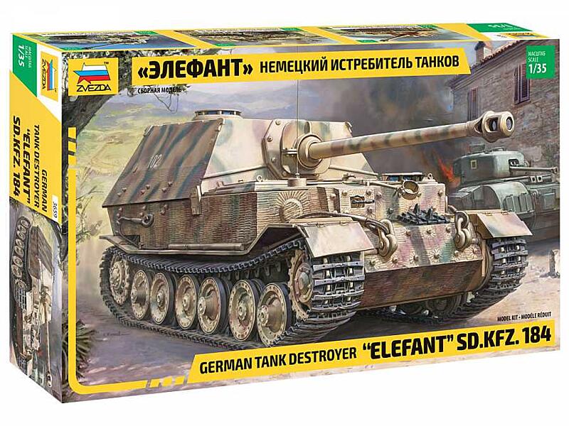 Zvezda - 3659 - Elefant Sd.Kfz.184 1:35