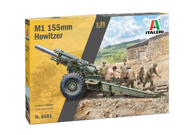 Italeri - 6581 - M1 155mm Howitzer 1:35