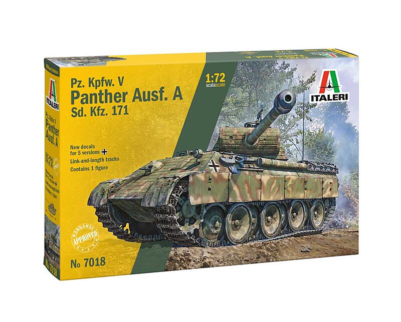 Italeri - 7018 - Sd.Kfz. 171 Pz.Kpfw. V Panther Ausf. A 1:72