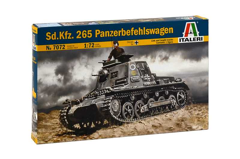 Italeri - 7072 - SD. KFZ. 265 PANZERBEFEHLSWAGEN 1:72