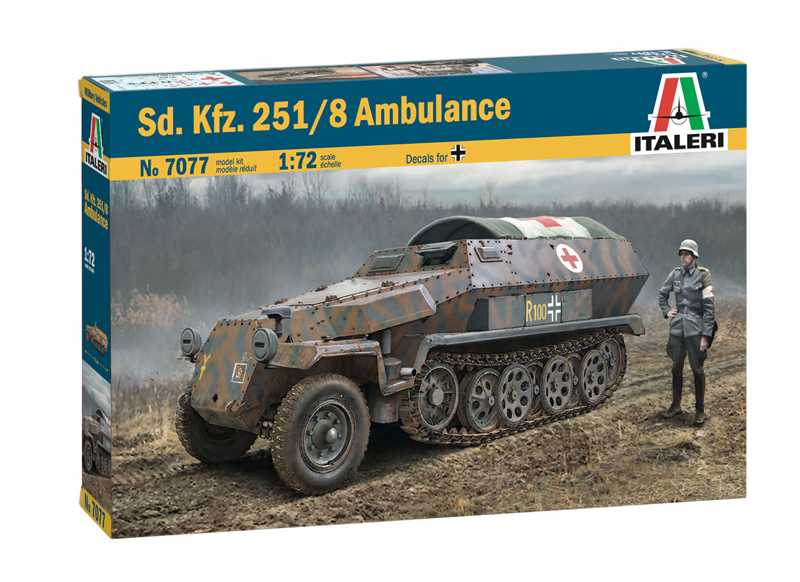 Italeri - 7077 - Sd.Kfz. 251/8 Ambulance 1:72