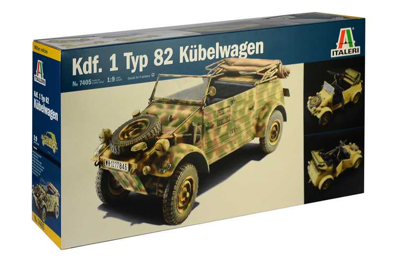 Italeri - 7405 - Kdf.1 Typ 82 Kübelwagen 1:9