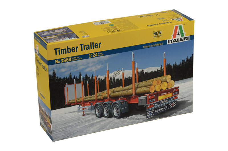 Italeri - 3868 - TIMBER TRAILER 1:24